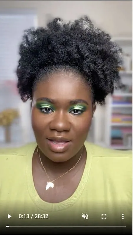 tuto makeup d'un modele chez Coloured Raine