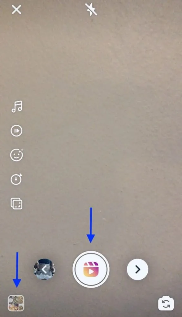 etape 2 édition de réels instagram