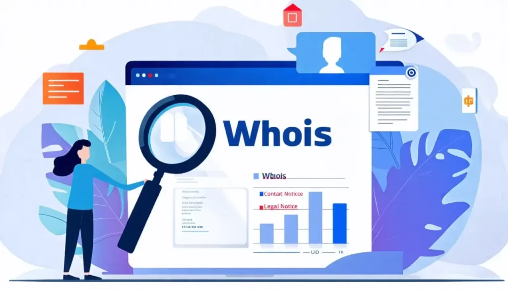 Balise ALT: Recherche propriétaire site web avec Whois